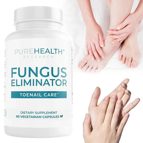 3 PACK PureHealth Research Fungus Eliminator - Toenail Care,Wormwood,Oregano, Garlic