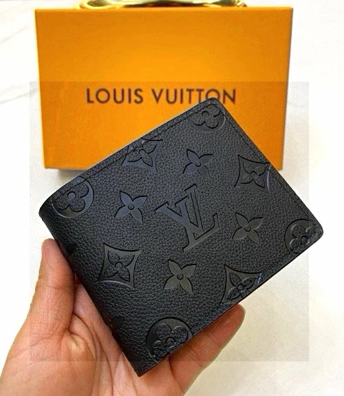 Louis Vuitton Men's Black Monogram Bifold Wallet